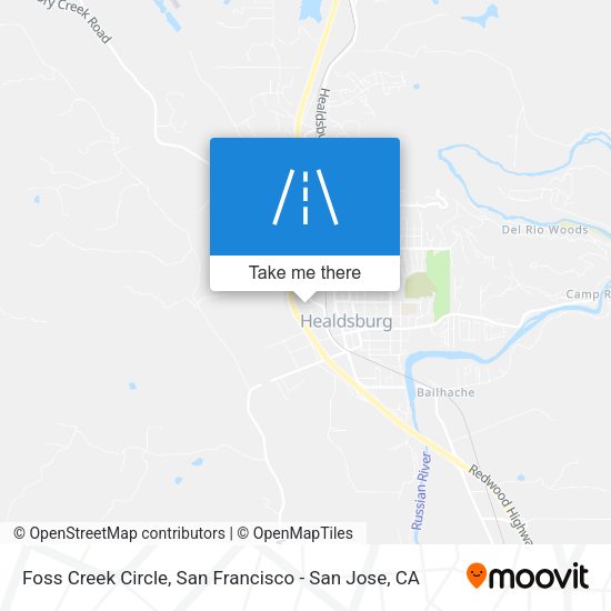 Foss Creek Circle map