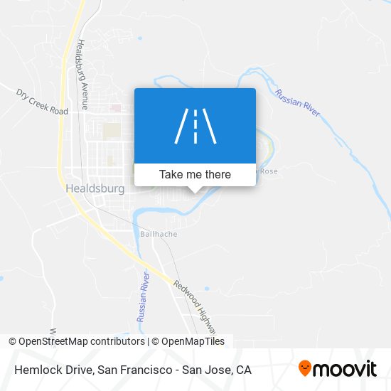 Hemlock Drive map