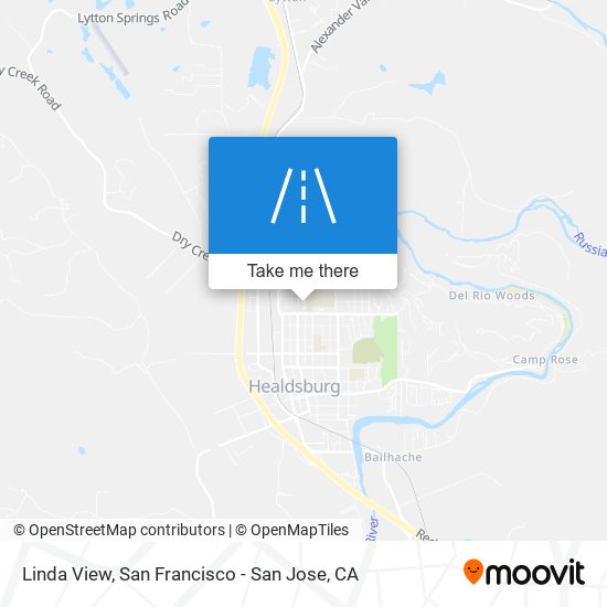 Linda View map