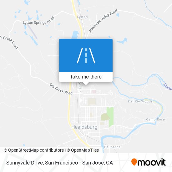 Sunnyvale Drive map