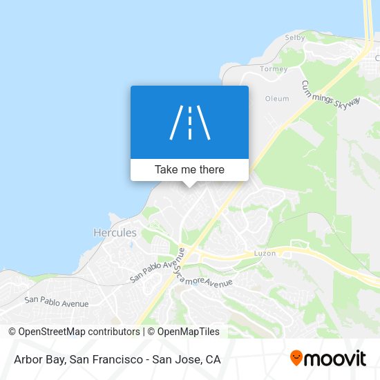 Mapa de Arbor Bay