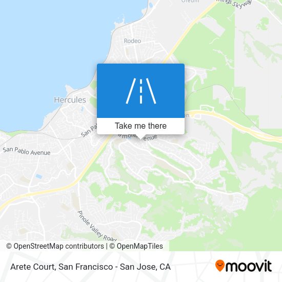 Mapa de Arete Court