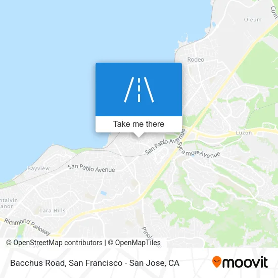 Bacchus Road map