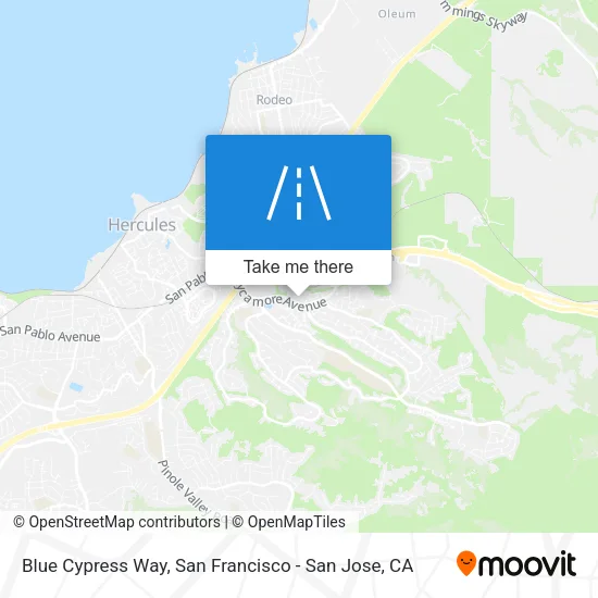 Mapa de Blue Cypress Way
