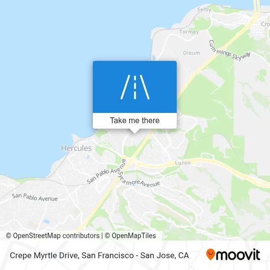 Crepe Myrtle Drive map