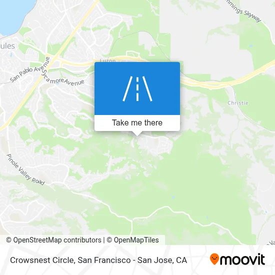 Crowsnest Circle map