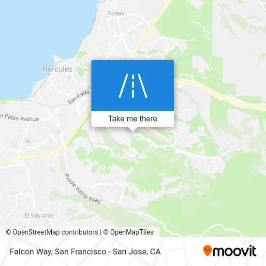Falcon Way map
