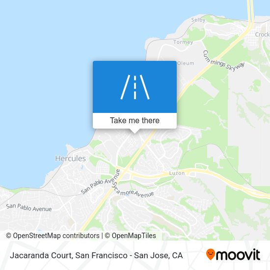Mapa de Jacaranda Court