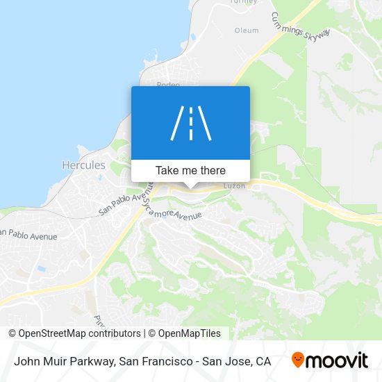 Mapa de John Muir Parkway