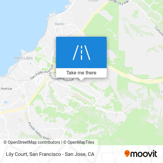 Mapa de Lily Court