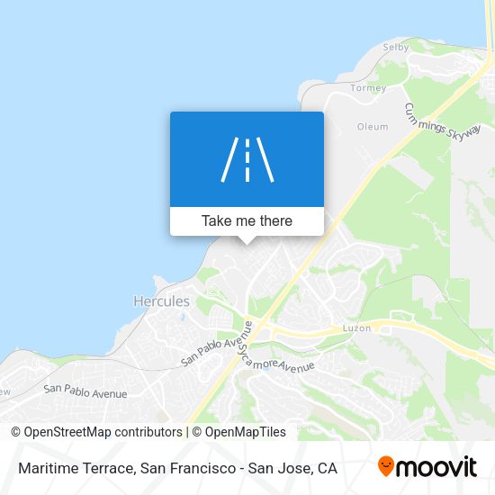 Mapa de Maritime Terrace