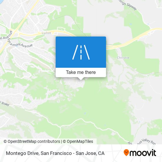 Montego Drive map