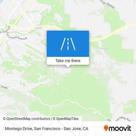 Montego Drive map