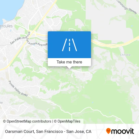 Mapa de Oarsman Court