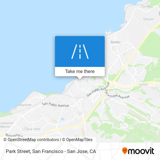Mapa de Park Street