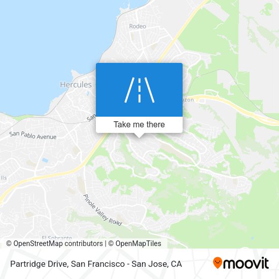 Mapa de Partridge Drive