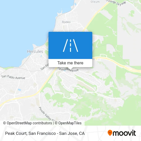 Mapa de Peak Court