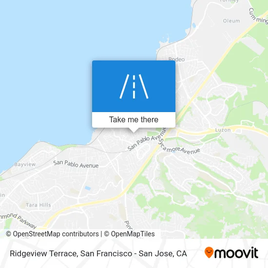 Ridgeview Terrace map