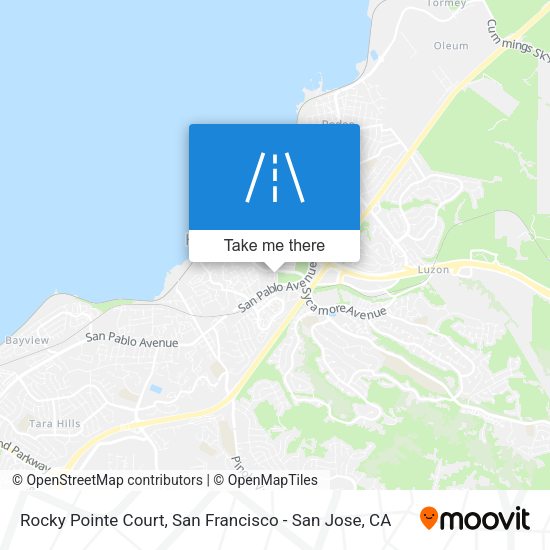 Rocky Pointe Court map