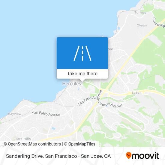 Sanderling Drive map