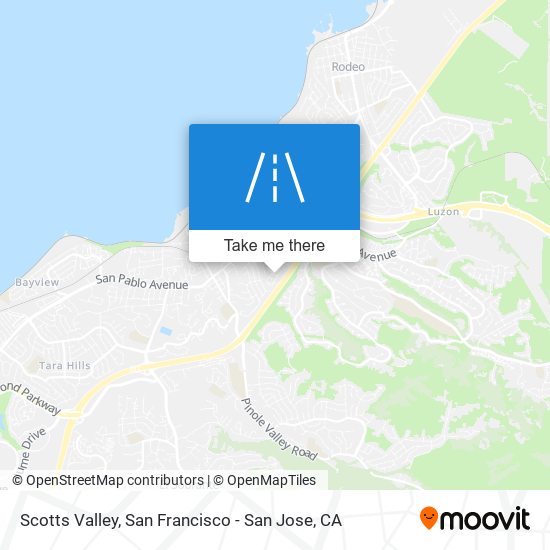 Mapa de Scotts Valley