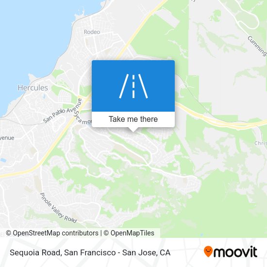 Mapa de Sequoia Road