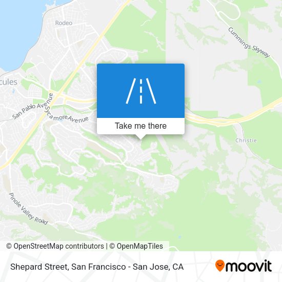 Mapa de Shepard Street