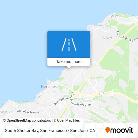 South Shelter Bay map