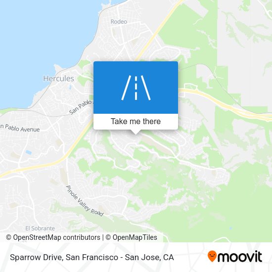 Mapa de Sparrow Drive
