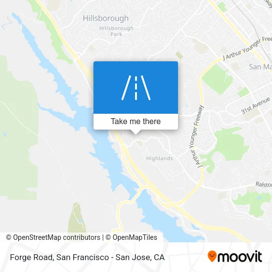 Mapa de Forge Road