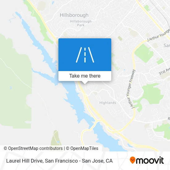 Mapa de Laurel Hill Drive