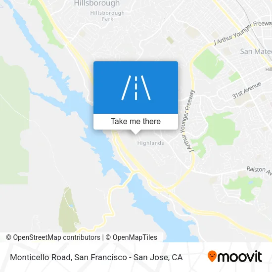 Mapa de Monticello Road