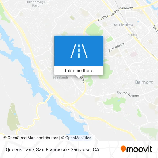 Mapa de Queens Lane