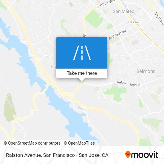 Mapa de Ralston Avenue