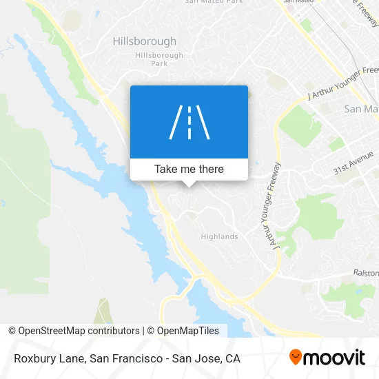 Mapa de Roxbury Lane