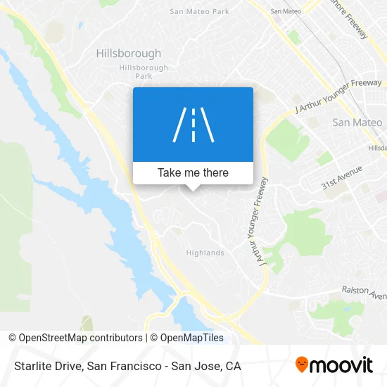 Mapa de Starlite Drive
