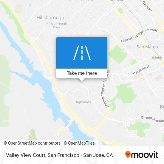 Valley View Court map