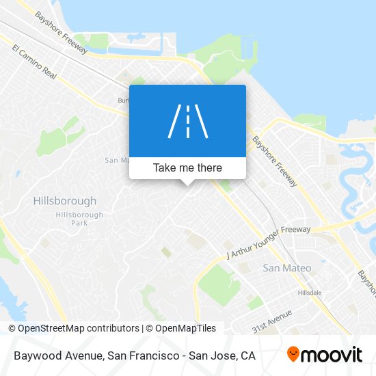 Baywood Avenue map