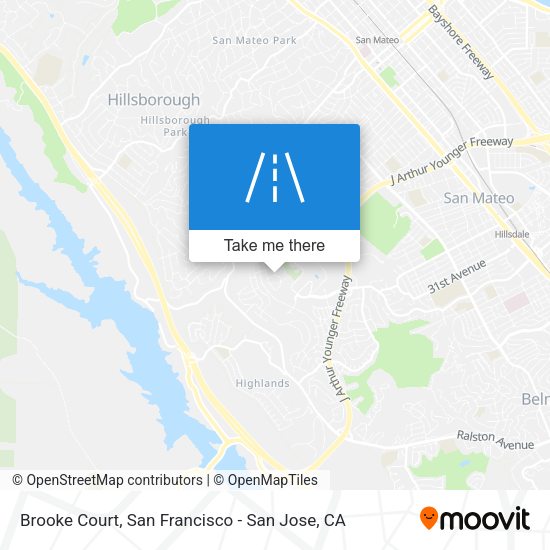 Mapa de Brooke Court