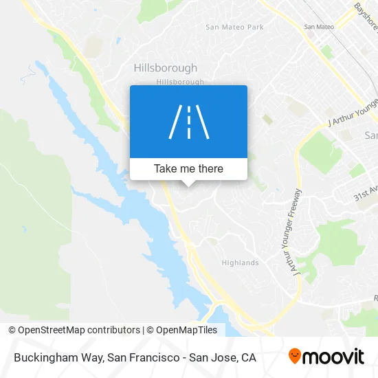 Mapa de Buckingham Way