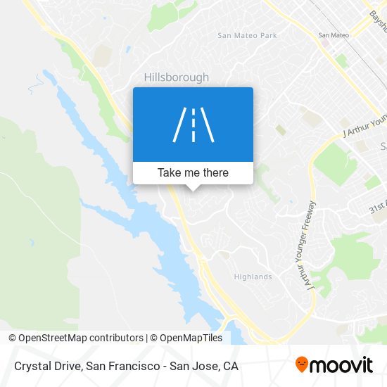Mapa de Crystal Drive