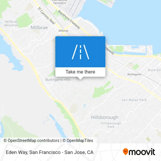 Eden Way map
