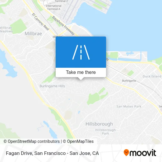 Fagan Drive map