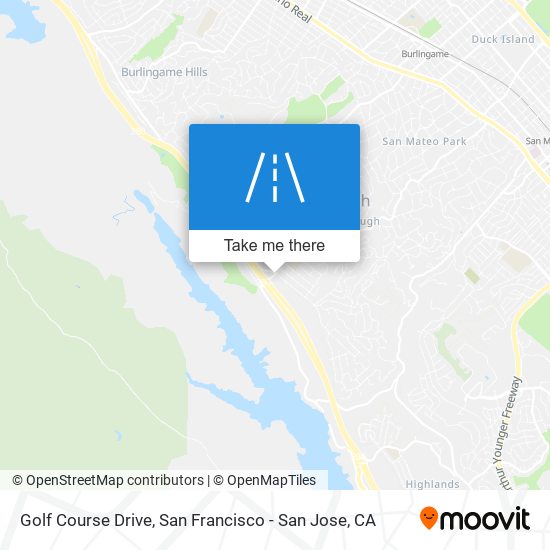 Mapa de Golf Course Drive