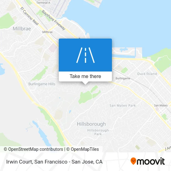 Irwin Court map