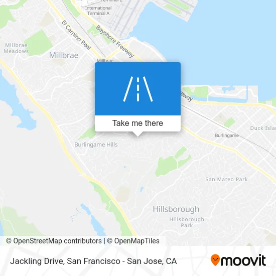 Mapa de Jackling Drive