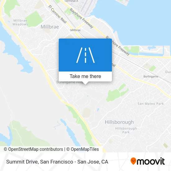 Summit Drive map