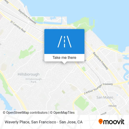 Waverly Place map