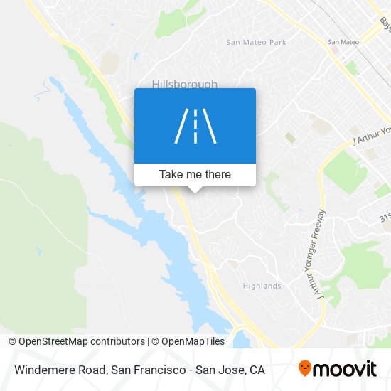 Mapa de Windemere Road