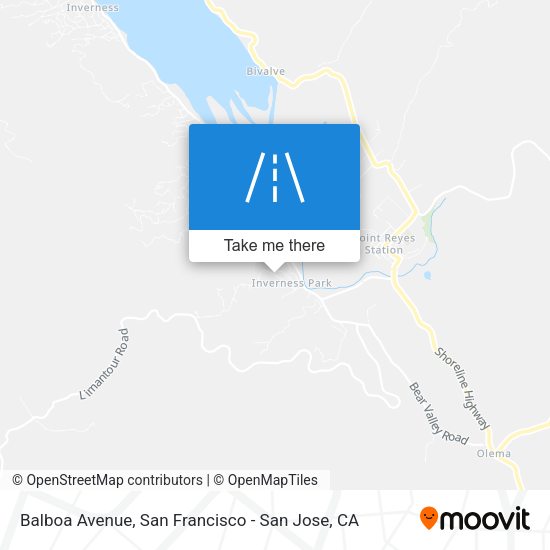 Mapa de Balboa Avenue